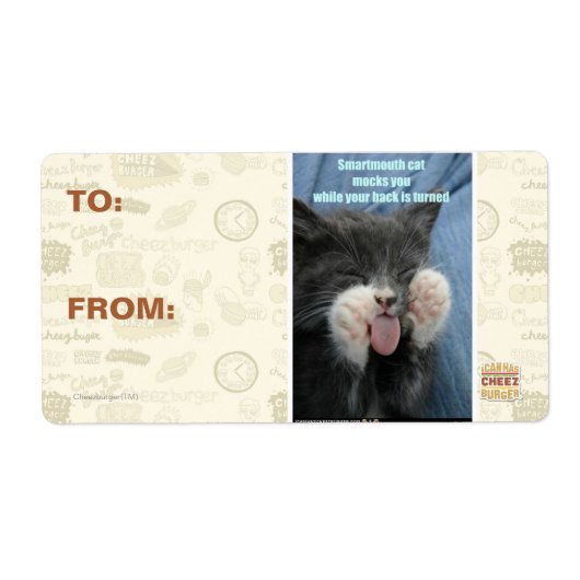 スマートマウス猫 ラベル (正面)