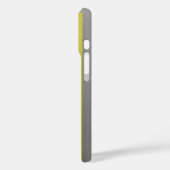 スマートロックのついた黄色いドアを開ける Case-Mate iPhoneケース (裏面 / 左)