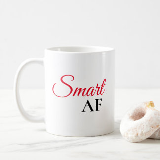 スマートAFレッドエクスプレッションステートメントコーヒーマグ コーヒーマグカップ