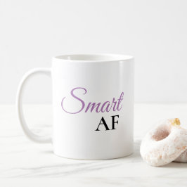 スマートAF パープル エクスプレッション ステートメント コーヒーマグ コーヒーマグカップ