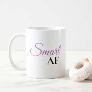 スマートAF パープル エクスプレッション ステートメント コーヒーマグ コーヒーマグカップ