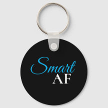 スマートAF ブルー 気分を表すキーチェーン