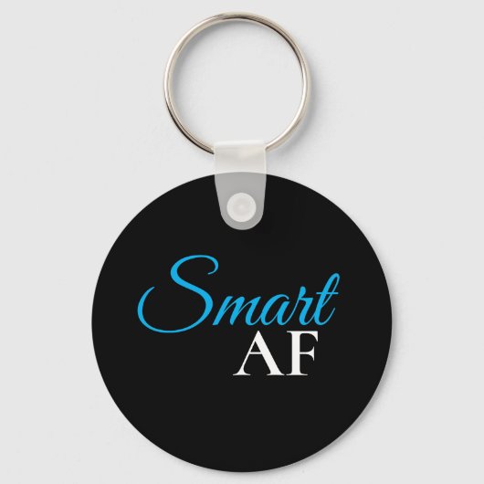スマートAF ブルー 気分を表すキーチェーン キーホルダー (正面)