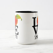 スマーナジョージア愛の15oz ツートーンマグカップ (中央)