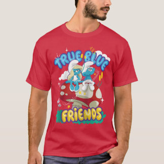 スマーフ ムービーブルーフレンズ スマーフェットとノー Tシャツ
