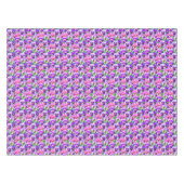 スミカラフルレパンジー花柄  テーブルクロス (正面(横))