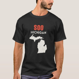 スミシガンUSA州アメリカ旅行ミシガン州 Tシャツ