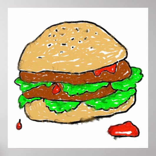 スミジバーガー ポスター (正面)