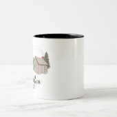 スミスマウンテンレイクキャビン ツートーンマグカップ (中央)