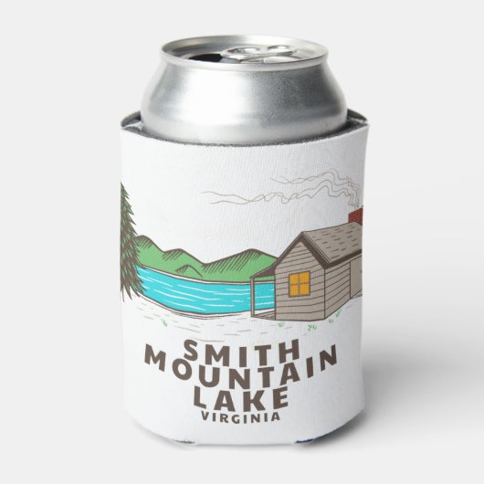 スミスマウンテンレイクキャビン 缶クーラー (缶正面)