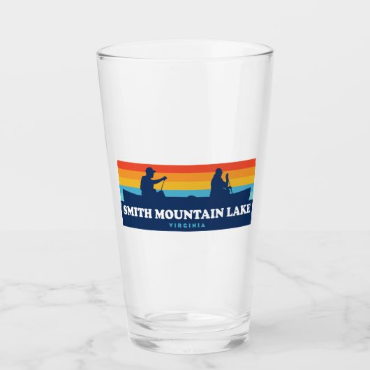 スミスマウンテンレイクバージニアカヌー タンブラーグラス (正面)