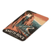 スミスロック州パークヴィンテージ マグネット (左側)