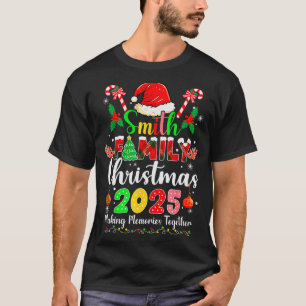 スミス一家のクリスマス2025 マッチングサンタ帽子 Xmas Tシャツ
