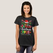 スミス一家のクリスマス2025 マッチングサンタ帽子 Xmas Tシャツ (正面フル)