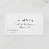 スミス名刺を締めて下さい 名刺 (裏面)