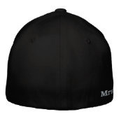 スミス夫人、カップルパーソナライズされた、ミスター&ミセス 刺繍入りキャップ (裏面)