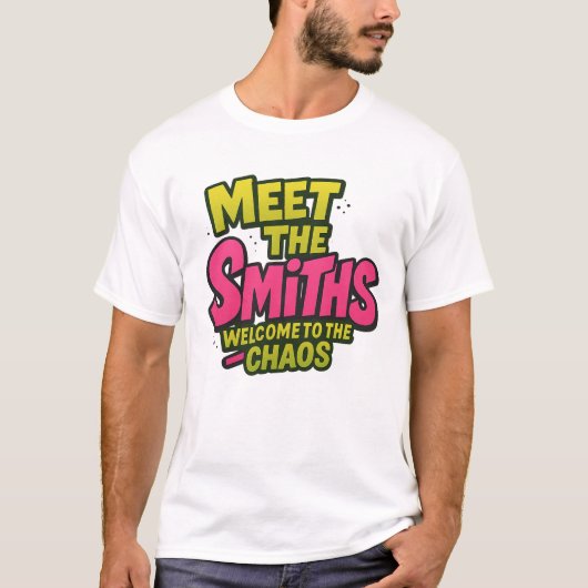 スミス夫妻 Mens T-shirt Tシャツ (正面)