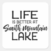 スミス山湖 スクエアシール (正面)