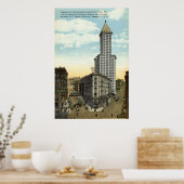 スミス建物シアトル1915ヴィンテージ ポスター (キッチン)