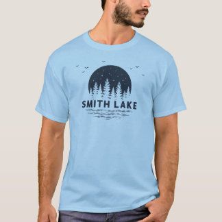 スミス湖トレリンネイビーTee Tシャツ