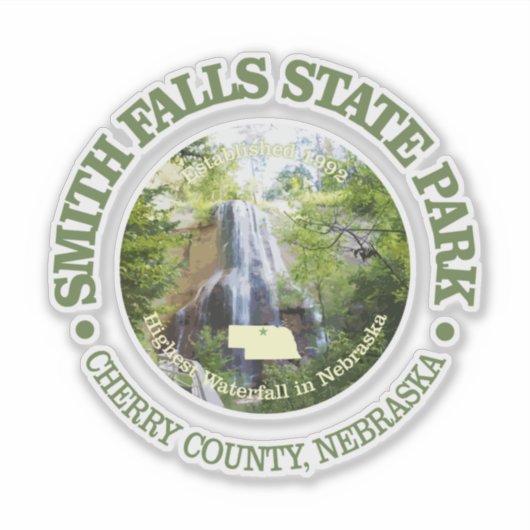 スミス滝SP シール (正面)