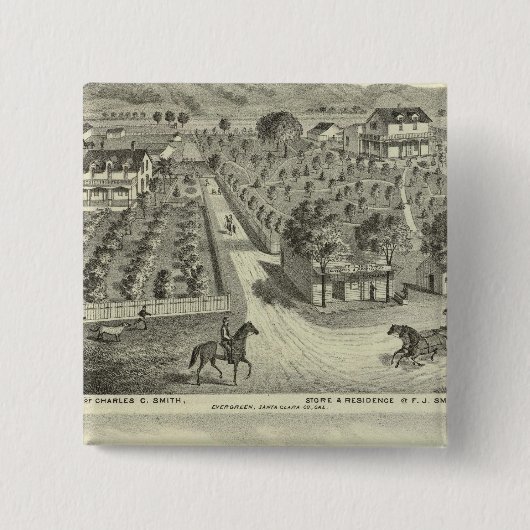 スミス、ハーマンレジデンス、ストア 缶バッジ (正面)