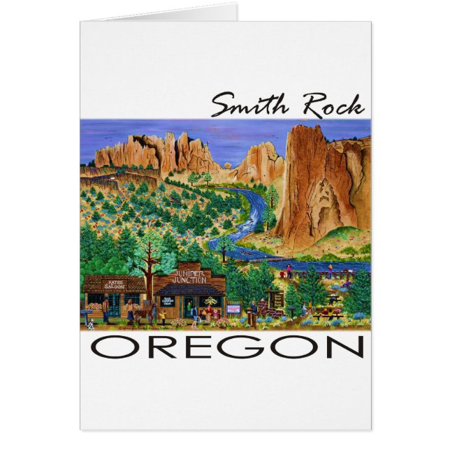 スミス・ロック 〜 オレゴン州 (正面)