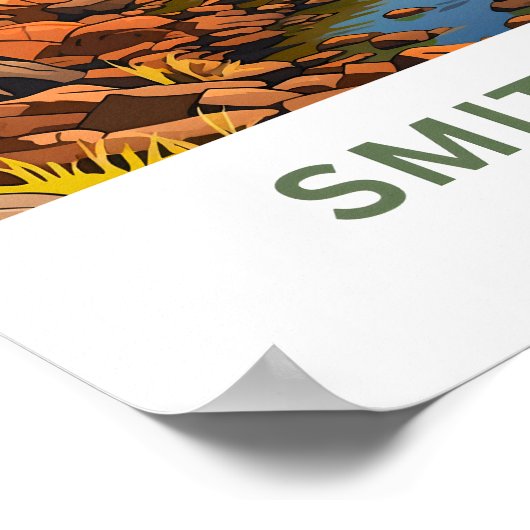 スミス・ロック オレゴン 旅行 ポスター (角)