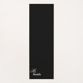 スミスBlack一流の氏 ヨガマット (正面)
