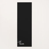 スミスBlack一流の氏 ヨガマット (裏面)