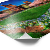 スミソニアンキャッスルガーデンさくらんぼの花 フォトプリント            (角)