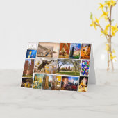 スミソニアン博物館- Washington D.C. カード (黄色い花)