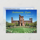 スミソニアン城、Washington D.C. ポストカード (正面/裏面)