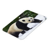 スミソニアン |雪の中のジャイアントパンダ マグネット (左側)