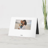 スミニマルモダンクリプトの祝日写真 シーズンカード (裏面)