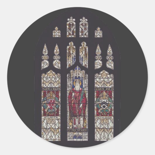 スミルナの聖ポリカープ司教 ラウンドシール (正面)