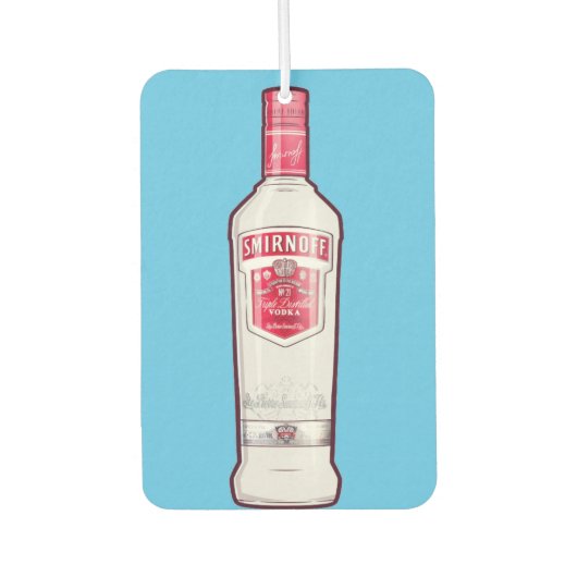 スミルノフウォッカボトル空気清浄機 カーエアーフレッシュナー (正面)