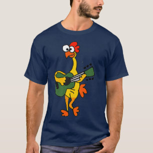 スミレおもしろいテスフンニャ遊ゴムチキン Tシャツ