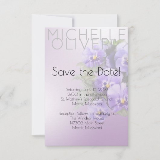 スミレとラベンダー (正面)