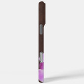 スミレと白の胡蝶蘭クローズアップ写真 Case-Mate iPhoneケース (裏面 / 右)