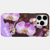 スミレと白の胡蝶蘭クローズアップ写真 Case-Mate iPhoneケース (裏面 (横))