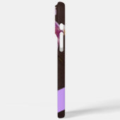 スミレと白の胡蝶蘭クローズアップ写真 Case-Mate iPhoneケース (裏面 / 左)