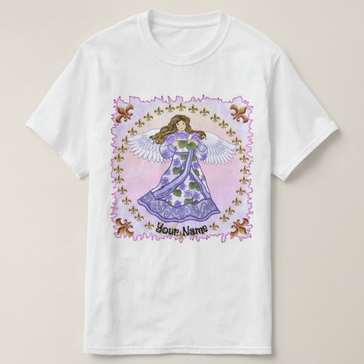 スミレの天使 Tシャツ (デザイン正面)