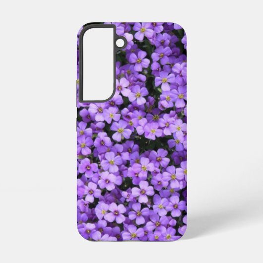 スミレの春の花 SAMSUNG GALAXYケース (裏面)