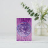 スミレの炎の中の地球 名刺 (スタンド正面)