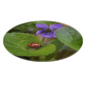 スミレの甘い花のラディバグ カッティングボード (角)