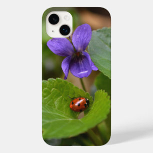 スミレの甘い花のラディバグ Case-Mate iPhone 14 PLUSケース