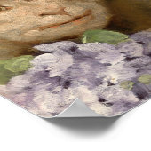 スミレの花束を持つサル | ガブリエル・フォン・マックス ポスター (角)