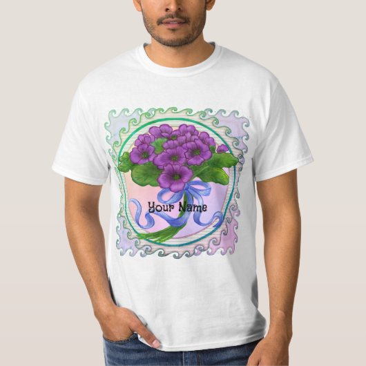 スミレの花束 Tシャツ (正面)