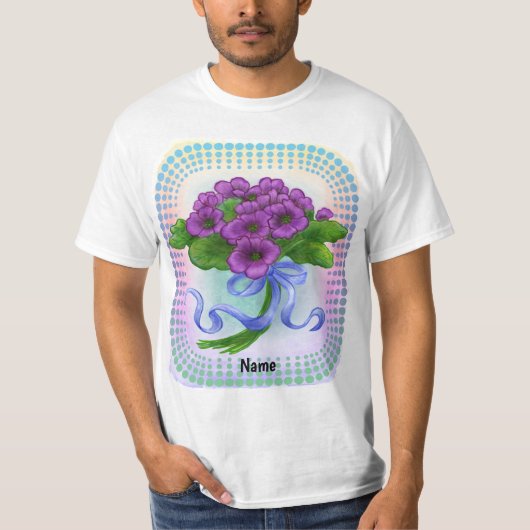 スミレの花束 Tシャツ (正面)